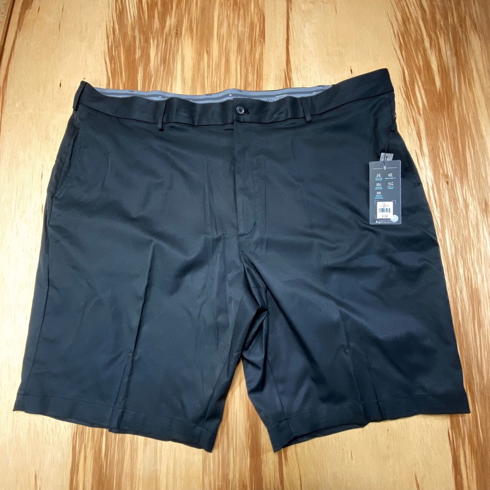 Walter Hagen Perfect 11 Golf Shorts W48 Black 10" Inseam Big & Tall NWT
